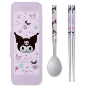 쿠로미 주니어 입체 수저 젓가락 케이스 세트 초등