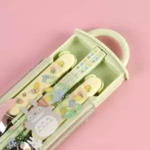 토토로 트리오 세트 휴대용숟가락 캐릭터키즈수저 어린이 유아 어린이집 아동 스텐 용숟가락