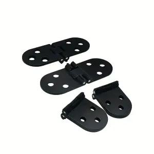 호환  2개 세트 가구용 접이식 힌지 자립형 테이블 캐비닛 도어 플러시 마운트 S형 주방용