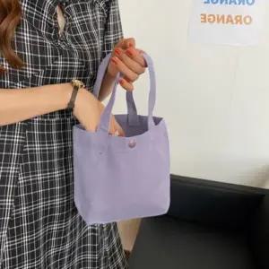 (색상 솔리드미니에코백 아이보리[NF345])미니 에코백 손가방 미니백 보조가방 천가방 데일리 에코백