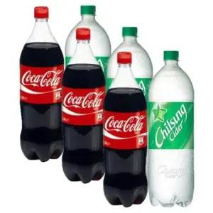 칠성사이다 코카콜라 업소용 3입+칠성사이다 3입 1.25L