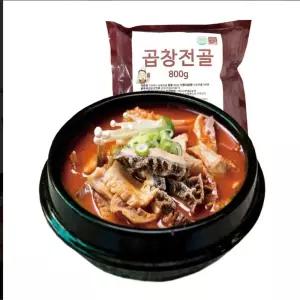 이조푸드 곱창전골 800g 곱창전골 냉동 캠핑 밀키트 소곱창전골