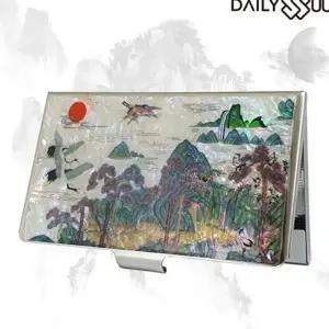 전통 선물 케이스 자개 직장인 명함 고급 지갑 나전칠기