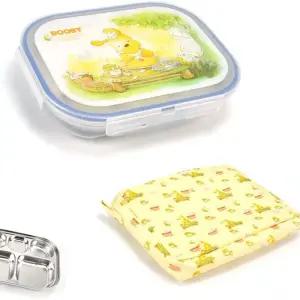 단체급식 부비 삼중 도시락 식판 케이스 주머니 아기 유치원 유아식 밥그릇 캠핑용 다용도