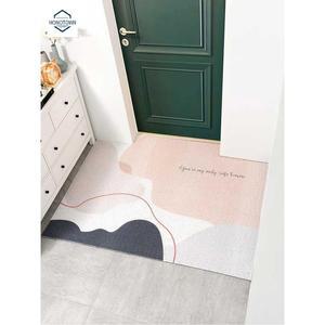 북유럽 감성 럭셔리 실내 도어매트 실크 질감 현관 발매트 인테리어 러그