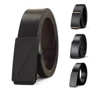 [골드스마일]가죽 자동 버클 벨트 LM-0368