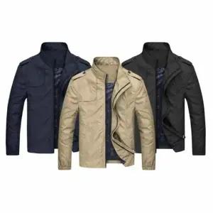 하이넥 남자 봄 점퍼 3색 골프웨어자켓 골프바람막이자켓 남자골프점퍼 정장점퍼 남성바람막이점퍼 남성골