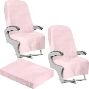 20팩 일회용 비행기 좌석 커버 부직포 안전 보호 휴대용 핑크 60 x 24 인치 버스 카 오 영화관 의자용 공공