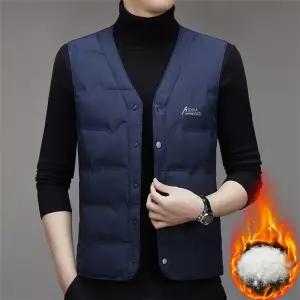 샤오원샵 남자 동계 가을 이너 패딩 가벼운 패딩조끼 안감 따뜻한 조끼 키작남 꾹3