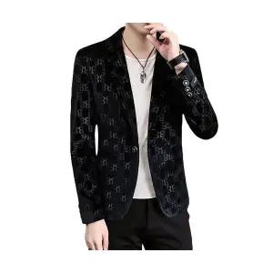 코아픽샵 남자 키작남 정장 자켓 4 벨벳 주니어 슬림 싱글 상의 코트 꾹1