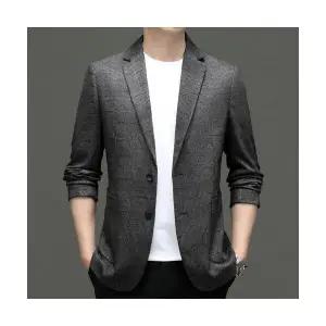 코아픽샵 남자 키작남 정장 자켓 가을 캐주얼 싱글 코트 꾹3