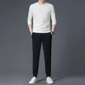 슬램덩크 남성용 바지 춘추 캐주얼 투피스 후드 정장 슬림핏 벌 긴팔 티셔츠에 스포티 긴팔세트 HO3