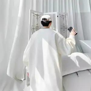 EAMT 남친 맨투맨 주니어 뱀부 자수 봄가을 라운드 후드 헤비 트렌치코트 YJ3