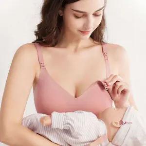 노와이어 심리스 5컬러 임부 속옷 수유 브라nop509