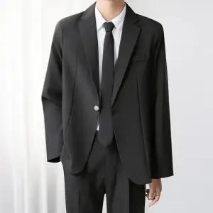 픽호샵 남성 오피스룩 키작남 정장 자켓 바람막이 어깨 코트 싱글 캐쥬얼 작은 꾹1