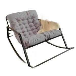 대나무 흔들의자 접이식 1인용 수유의자 안락 소파 조절 베란다 폴딩 로킹체어