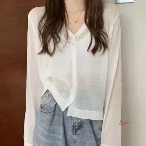 가디건 여름 외투 아우터 상 8컬러 베이직 베이직상cde653