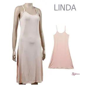 슬림한 라인 루즈핏잠옷 깔끔 슬립원피스 인견jkl321