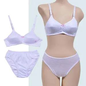 [하프클럽/셀러허브_여성트랜드패션]스트라이프 주니어세트 B컵 브라팬티 2