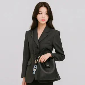 소노비 디자이너에디션 레더버킷백 SVFSHB705BK