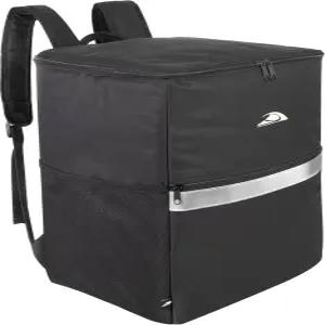 음료 컵 홀더 포켓 식료품용 리플렉터 대셔가 있는 트레일 메이커 단열 음식 배달 백팩