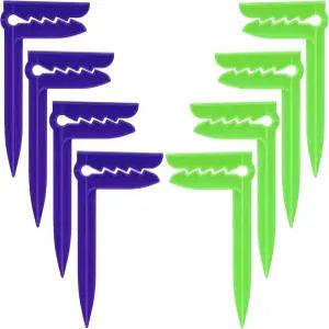 SHIDOW 비치 스테이킹 야외 수건 앵커 피크닉 매트 클립 클램프 담요 홀더 모래 스파이크 휴가용 해변