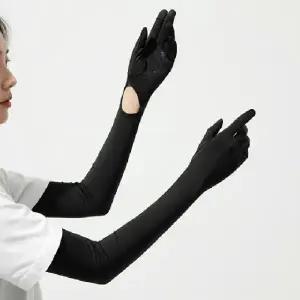 ( )자외선차단 핑거오픈 쿨토시 여성 골프 낚시용 손등 커버 아이스 장갑_24921871