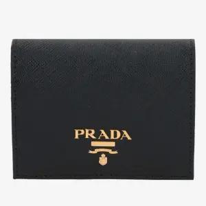 메탈 로고 사피아노 가죽 지갑 1MV204 QWAF0002