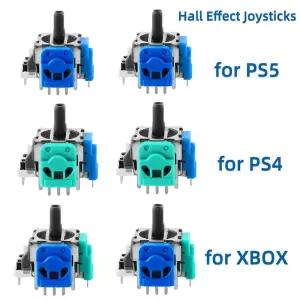 조이콘수리 부품 PS5 PS4 XBOX One S X 엄지 스틱 로커 수리 2개 교체 홀 효3D 아날로그 조이스틱