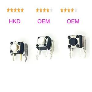 조이콘수리 부품 Microsoft Xbox 360 RB LB 범퍼 버튼 스위치 수리 키트 XBox One X S 10개