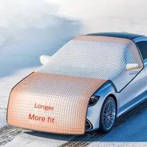 차량덥게 차량용 커버 스노우 겨울용 바람막이 쉴드 방풍 방수 차량 창문 얼음 SUV 세단용