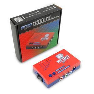 [미국배송] RETROSCALER2X AV /SV /YPBPR에서 HDMI 로 변환 - 라인 더블러 필터 및 패스스루 모드 지연 없는 비디오 게임 어댑터 PS2 /N64 / 드림캐스트 /새턴 /MD /NGC /SFC 등 지원