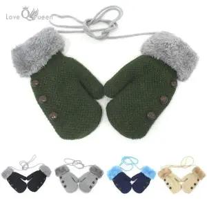 뽀송이이단추 VHL737V2 아동장갑 아동털장갑