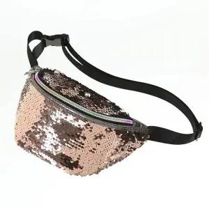 아동 SFV924I5 스팽글 반짝이 숄더백 힙색 크로스백 여아슬링백