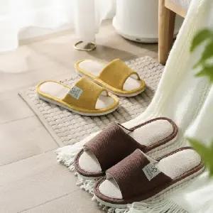 통기성 좋은 린넨 소재 실내화 여름용 거실 슬리퍼 4컬러 세트