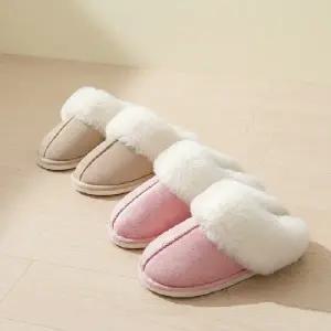 따뜻한 겨울 털실내화 방한 거실화 조리원 출산 준비물 슬리퍼 4color