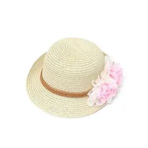 꽃처럼비치 WCL514K5 아동자 여름 밀짚자 비치자 페도라