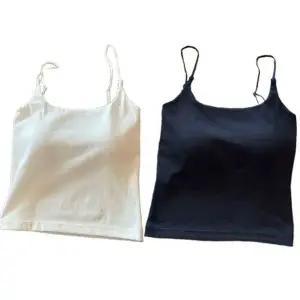 캡내장 크롭 브라탑 나시 2매세트