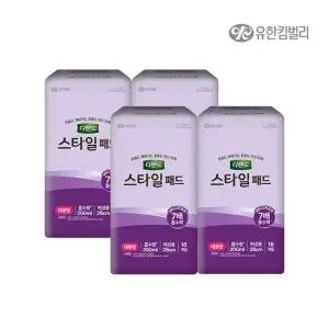 스타일 패드 참숯 안심중용량 18매 x 4팩