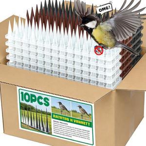 43cm 플라스틱 조류 퇴치용 스파이크 야외 정원 창문 울타리 발코니 난간용 비둘기 고양이 새 장치