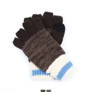 [하프클럽/]스마트폰 터치 털장갑 오픈장갑 남녀공용