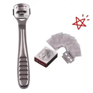 콘커터 발각질 제거기 교체날 10매 발바닥 굳은실 각질 면도기 풋파일 굳은살제거칼