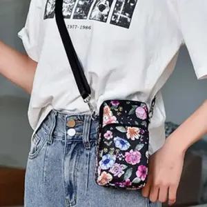 바디 크로스 플라워 미니 가방 여성 미니크로스백 휴대폰가방 휴대폰지갑 폰가방