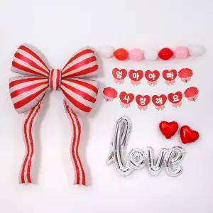 어버이날 리본 풍선 장식 세트 카네이션 스승의날 포토존