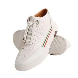 고급 소재 남성 스니커즈 소가죽 운동화 남성화 남자하이탑스니커즈 털스니커즈