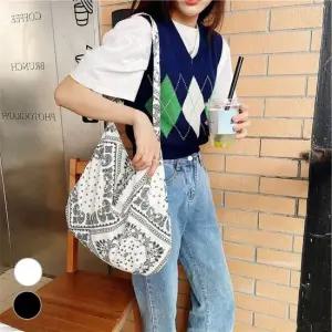 페이즐리 숄더백 가방 크로스 반다나