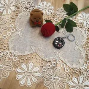 북유럽 레이스 사각 테이블 러너 홈카페 빈티지
