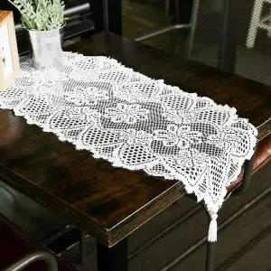 프렌치 레이스 테이블 러너 33x91 식탁 식탁매트