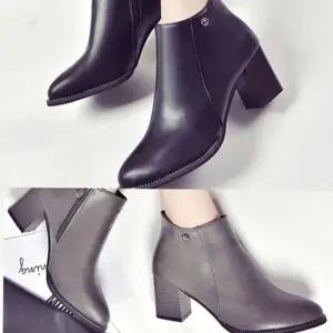 [라일리] Rly 여성 앵클 부츠 숏 부츠 데일리 모던 스퀘어 하