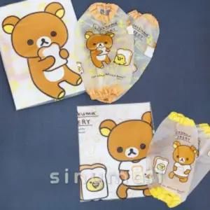 리락쿠마 어린이 투명 앞치마세트 베이커리 토시 팔토시 유아잡화 캐릭터 캐릭터팔